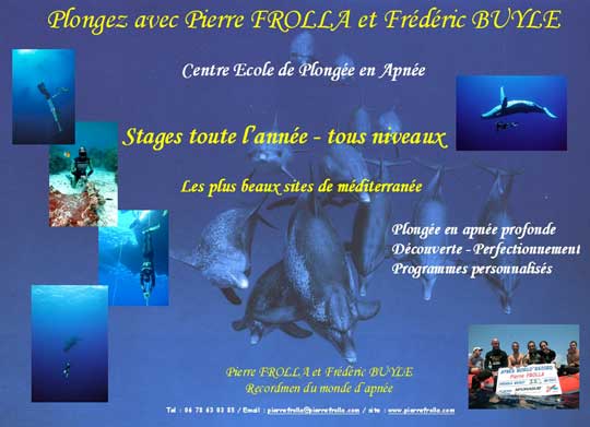 Ecole Bleue stage chasse-sous-marine.com